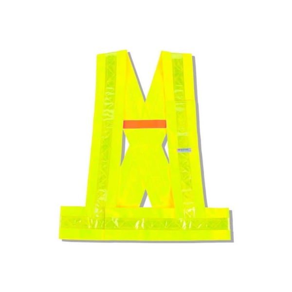 Ergodyne GloWear 8140BA Type O Class 1 Breakaway Sash Lime, 3XL+ 27016 - main